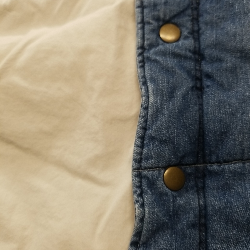 KOTO womens Medium  denim cotton/ polyurethane